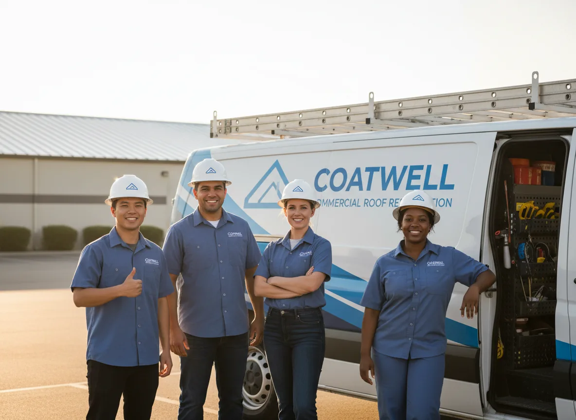 Commercial roof coating company in Creston, IA